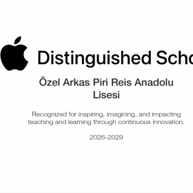 Özel Arkas Piri Reis Anadolu Lisesi, Apple Distinguished School Olarak Tanındı.-img